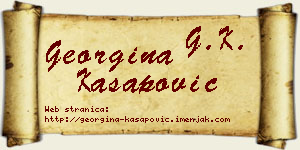 Georgina Kasapović vizit kartica